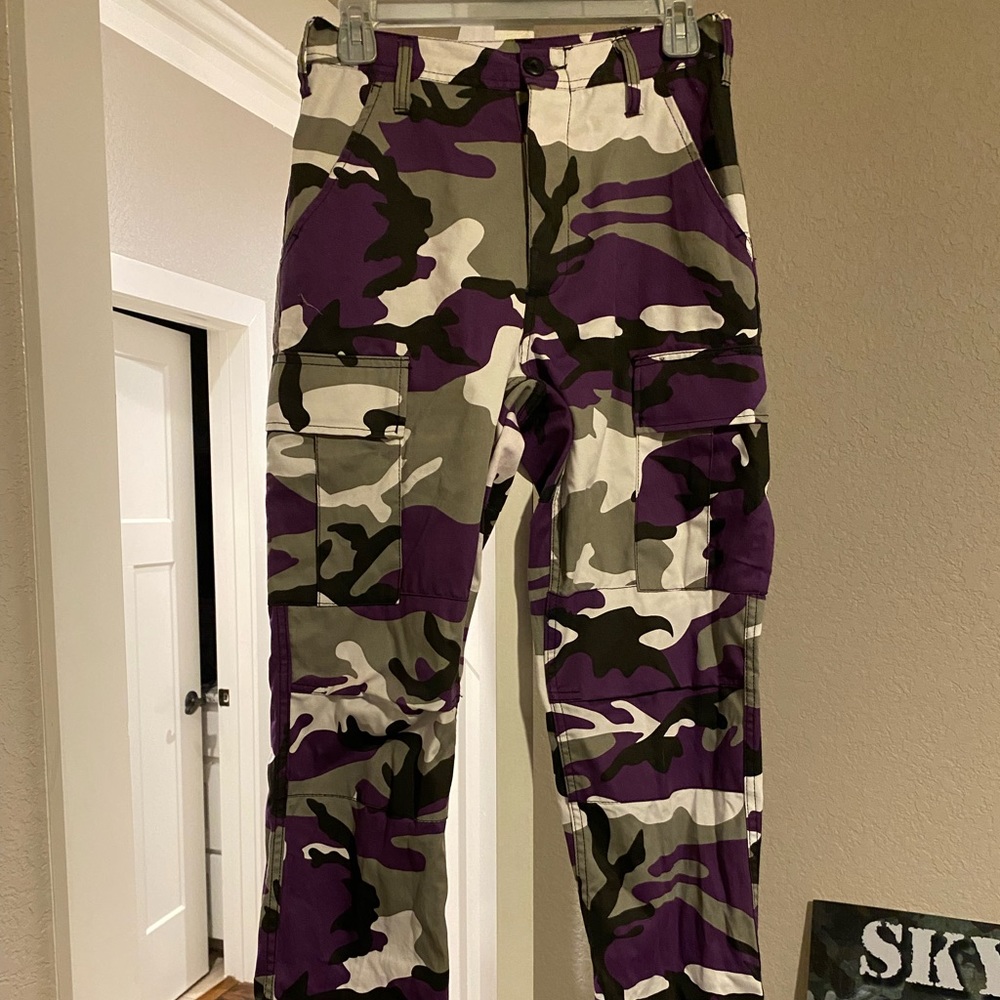 Camo cargo pants